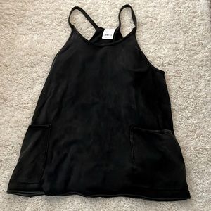 Black Free People the hot shot onesie romper